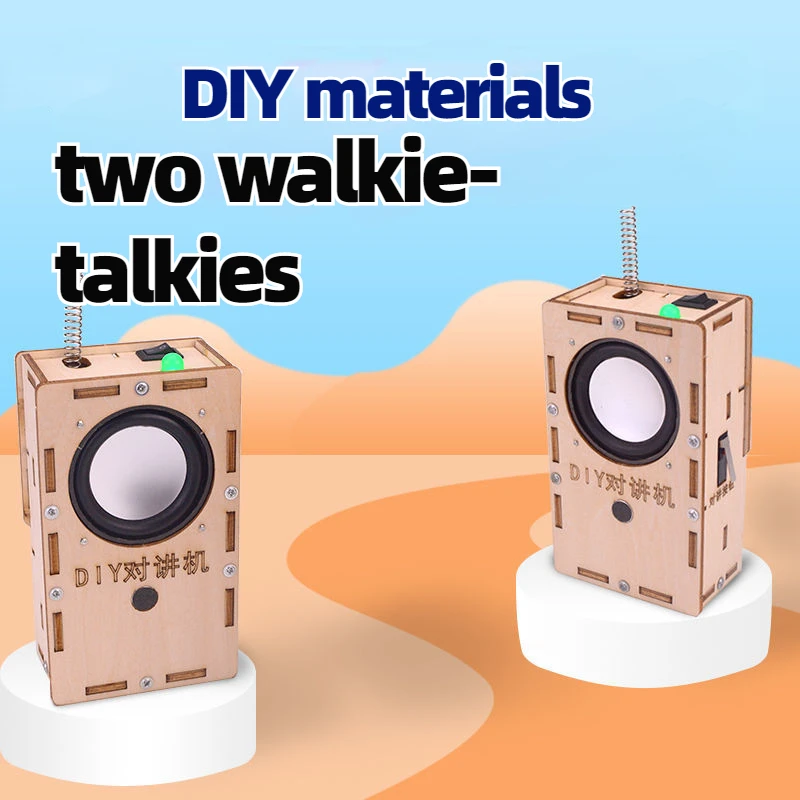 Self-made Parent-child Wireless Walkie-talkie Physical Science and Technology Invents Experiment  Handmade Physics Toys