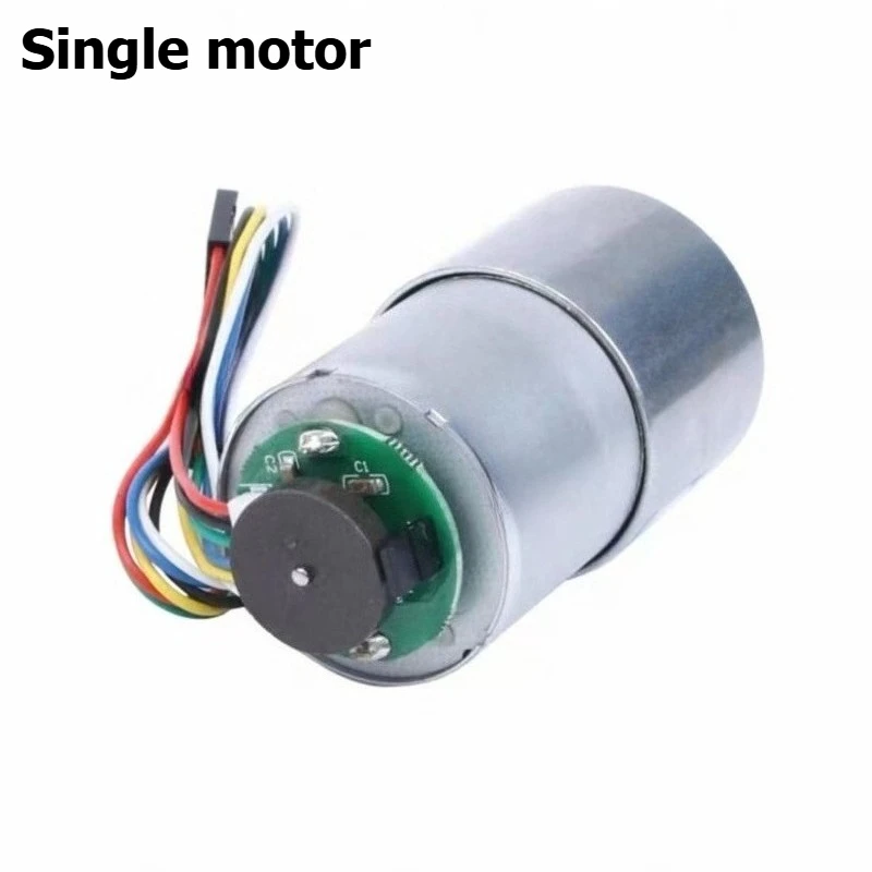 JGB37-3530 Miniature DC Speed Reducer Motor with Encoder, 12V/24V Reversible and Adjustable-Speed Motor