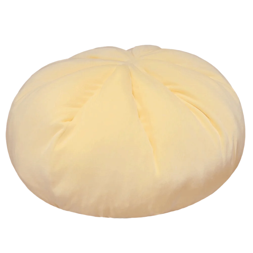 Portable Material Steamed Bun Cushion PP Cotton Filled Soft Texture Throw Pillows Cute Design 45cm Size Cushion For Women