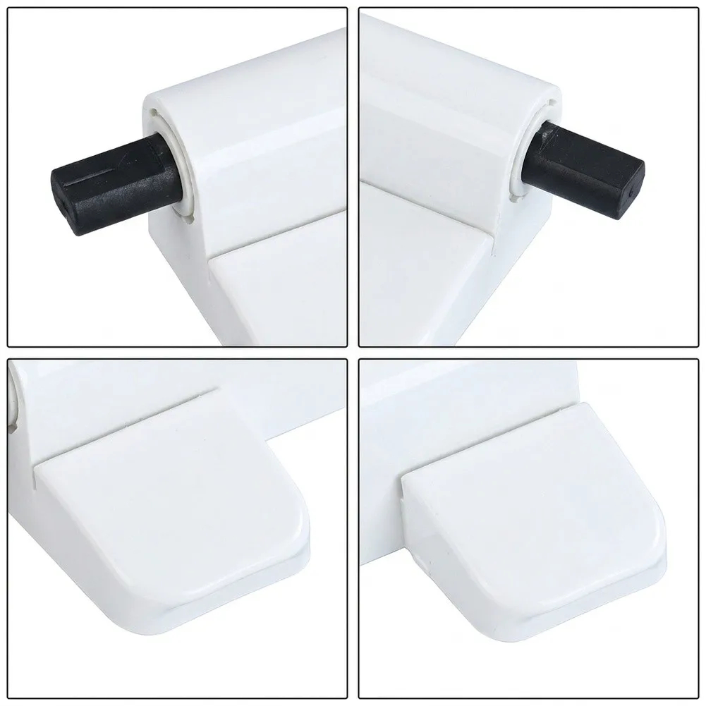 Slow Closing Hinge Assembly for Toilet Seat Compatible with 1150464-0 1109093-0 Plastic ABS Damping Kit 17.8cm