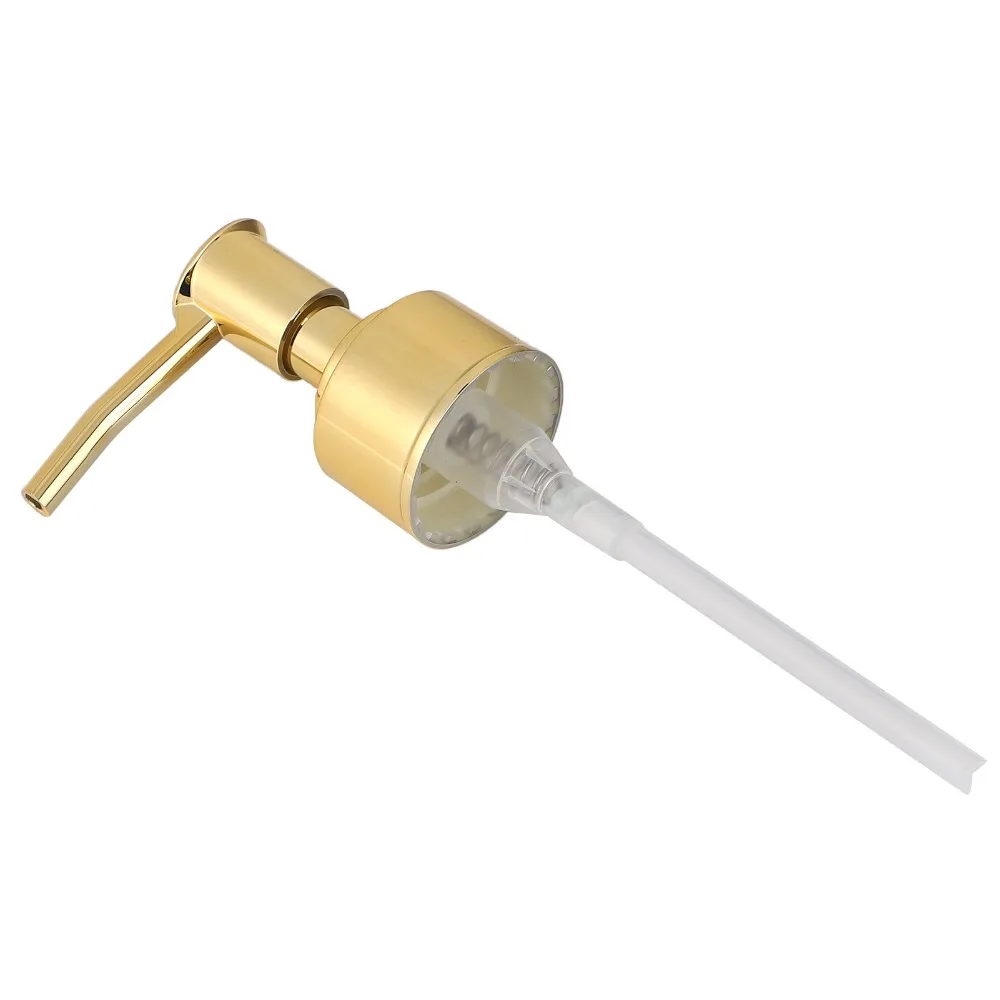 3 PCS ABS Perfume Bottle Pump Gold Silver Universal Threaded Emulsion Dispenser Pump 360 Degree Rotation Pressure Pump