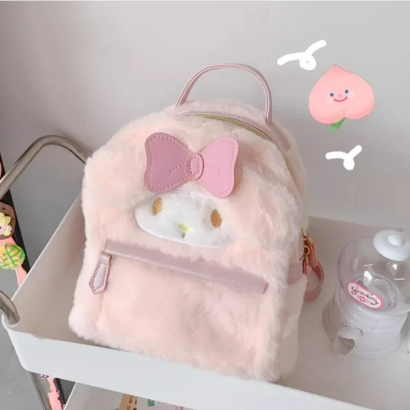 MBTI Melody Pink Zaino da donna Harajuku Fashion Cute Cartoon Lolita College Style Zaino Borsa femminile di lusso di design casual