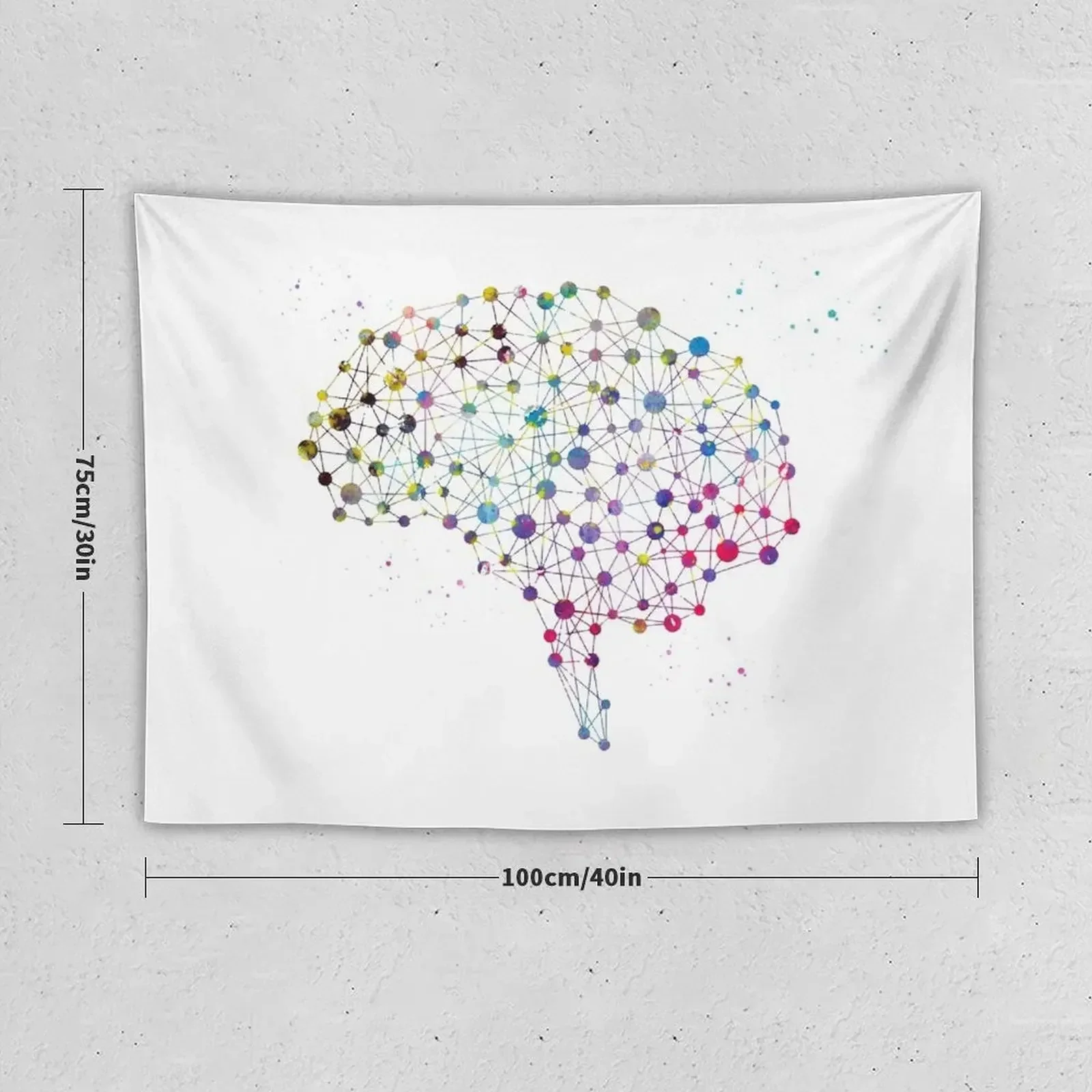 Human brain Tapestry Things To Decorate The Room Art Mural House Decor Tapestry