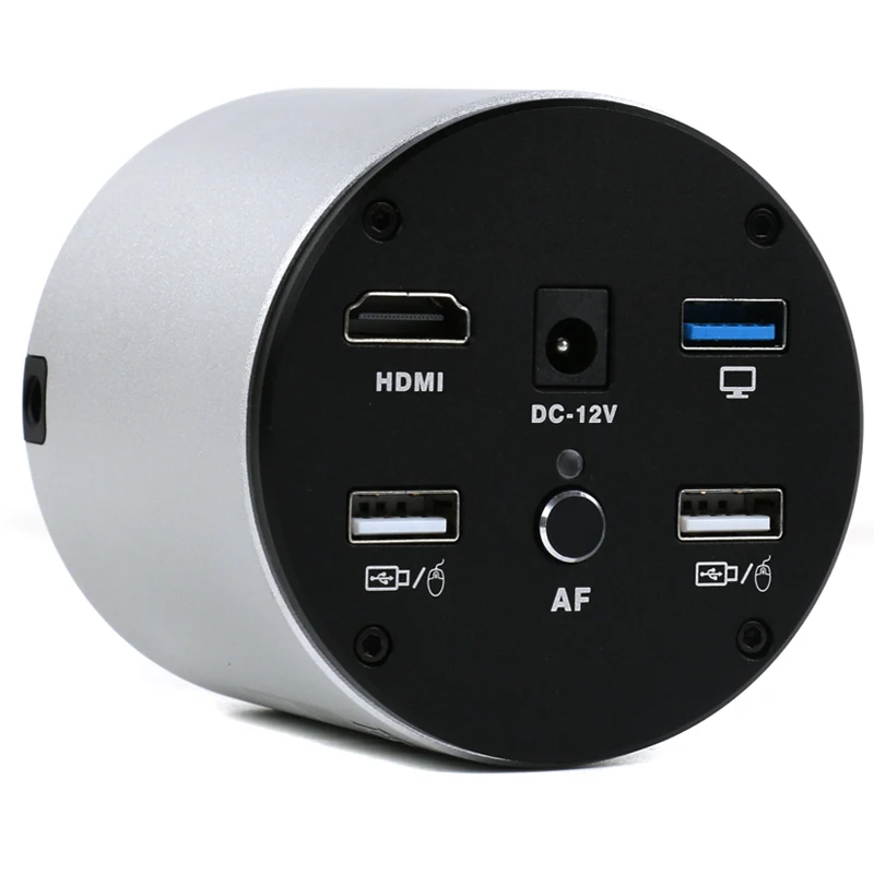 UHD 4K USB3.0 HDMI Auto Focus AF Industrial LAB Microscopy Video Recorder Camera PC TV Electronic Measurement C Mount Microscope