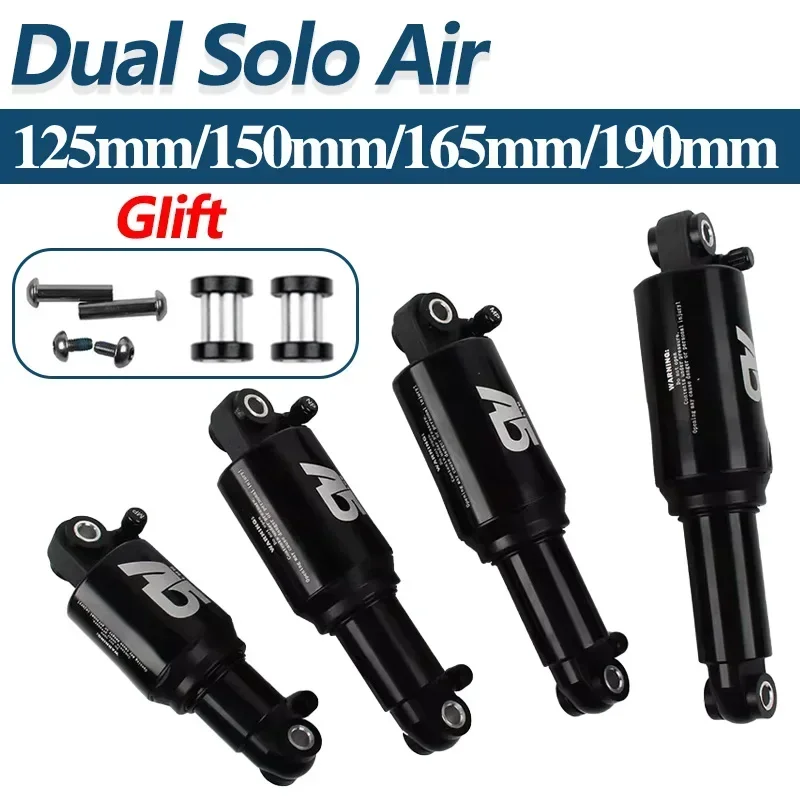 

KS A5 Dual Solo Air Rear Shock RE Single RR1 Double Air Chamber Pressure Mountain Bicycle Rear Shock Absorber 125 150 165 190mm