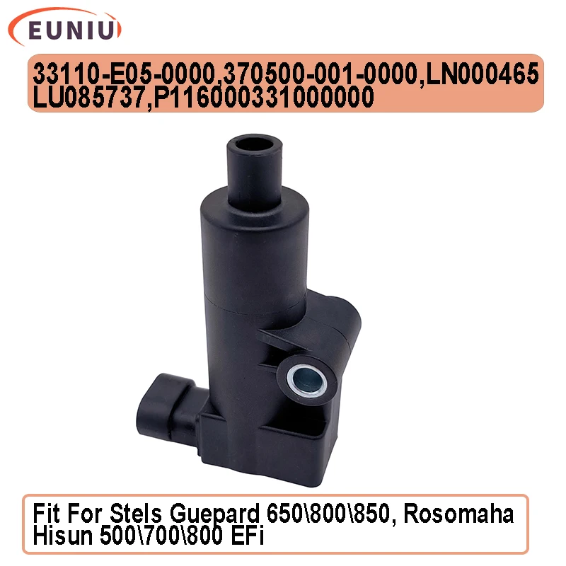 

Ignition Coil for Guepard 650/800/850 Rosomaha Hisun 500/700/800 EFi 33110-E05-0000 370500-001-0000 LN000465 LU085737