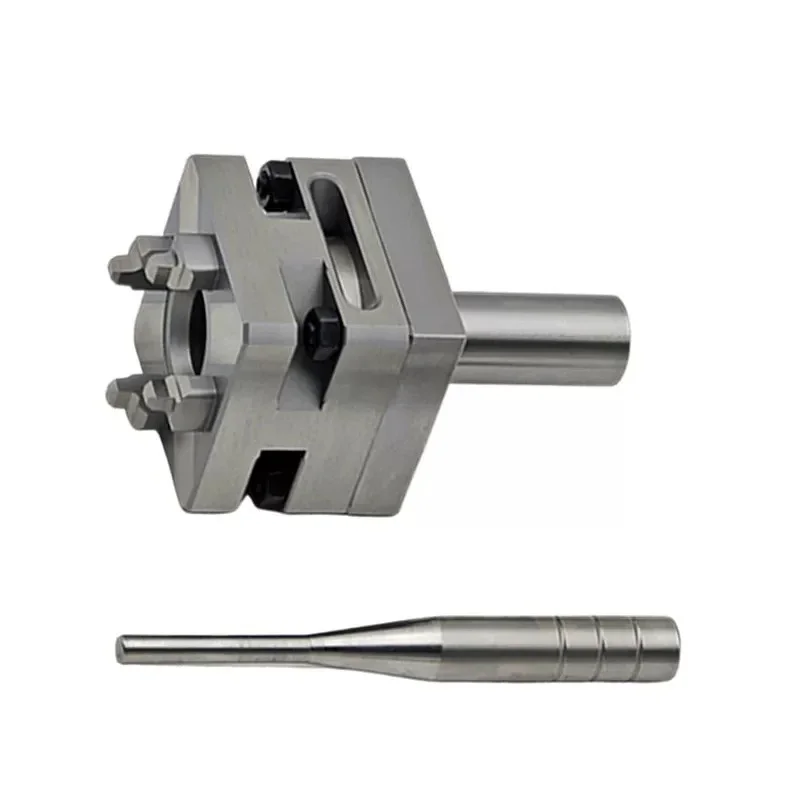 

Small Manual Chuck Converter Stainless Steel Handle Lock Cassette for Spark EDM Machine 56x56x49mm 56HRC Reference Cassette