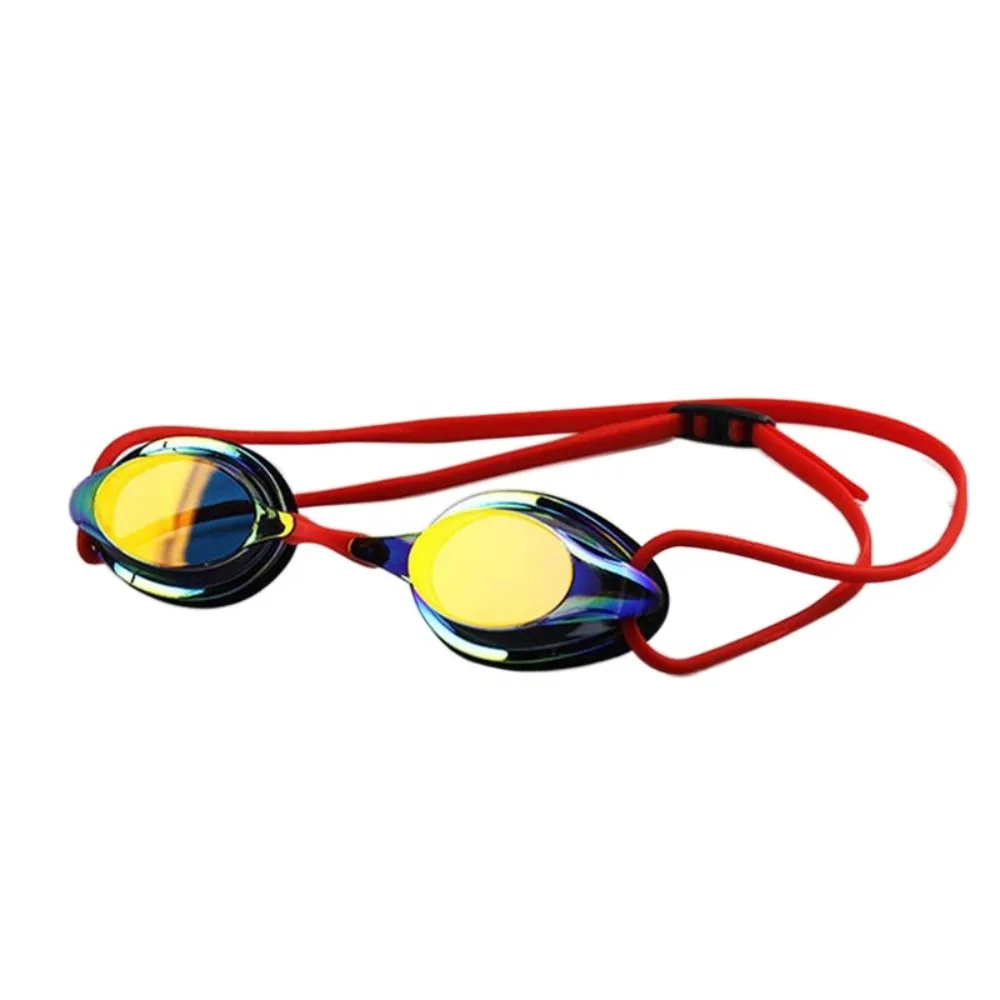 Swimming Gear Anti-fog Race Swimming Goggles Waterproof Replaceable Swimming Glasses Electro-coated Professional Outdoor