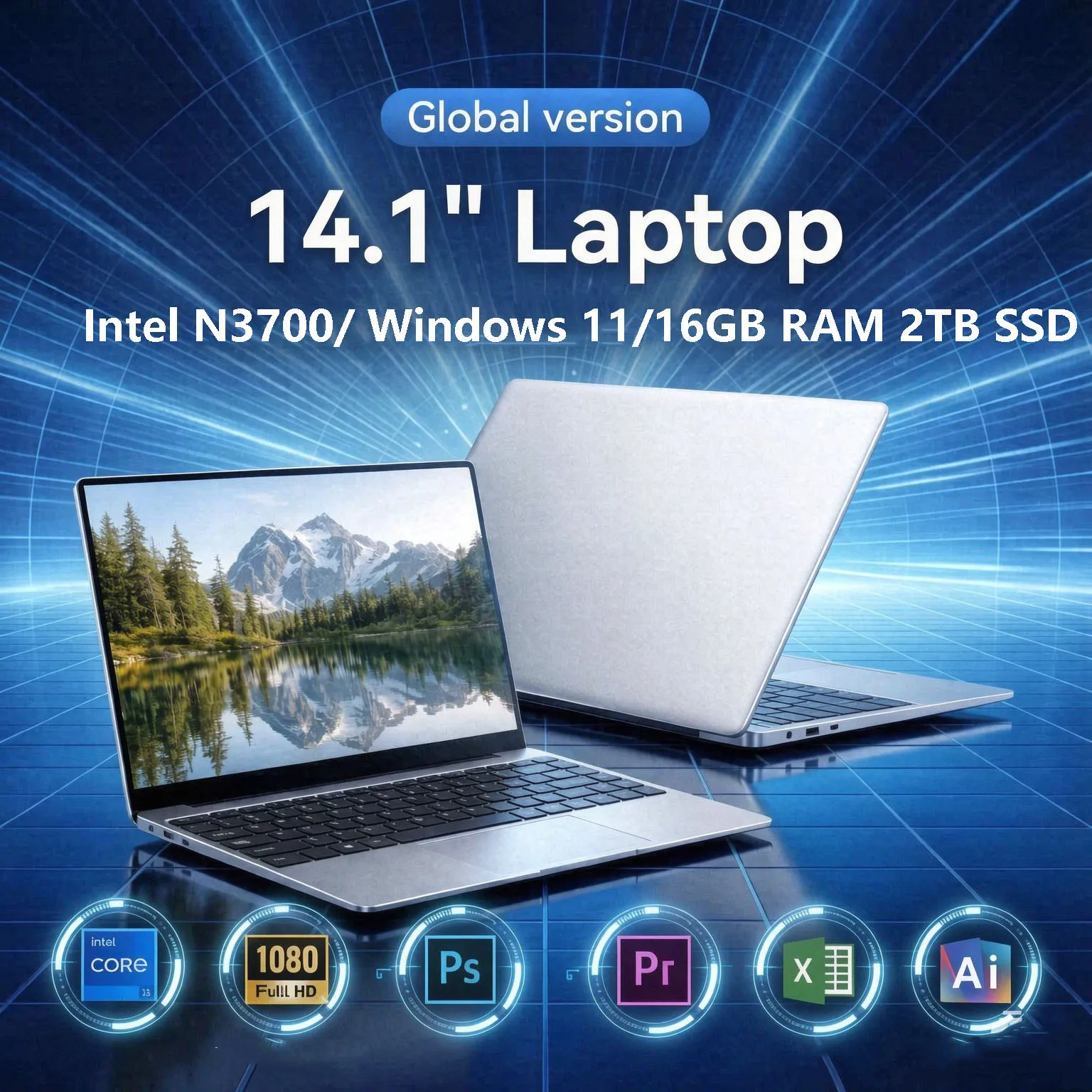 2026 New Ultra Slim Laptop 14.1