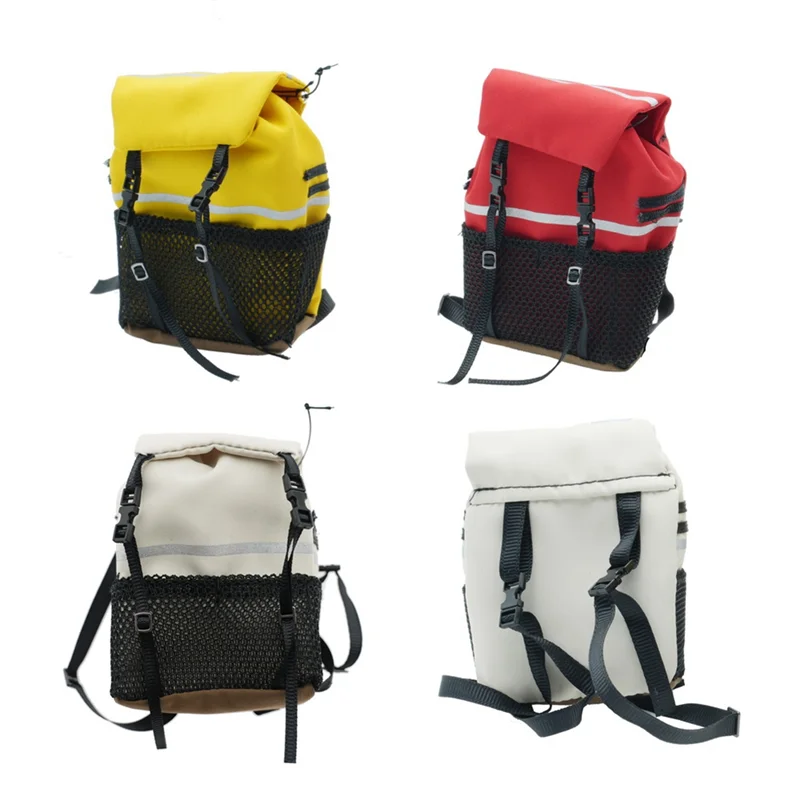 B05C-Scale Simulation Backpack Backpack For 1/10 1/8 RC Car Simulation Backpack For 1/10 1/8 RC White