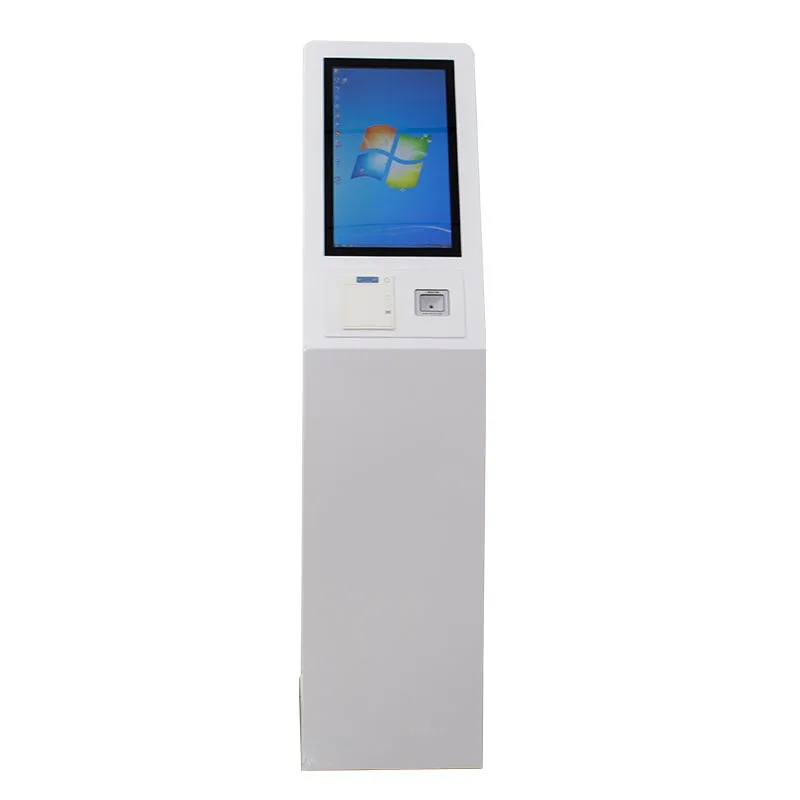 19'' Payment Kiosk Touch Screen with RFID Reader QR Code Scanner and Windows 11 OS Freestanding for Hospital Clinic Indoor