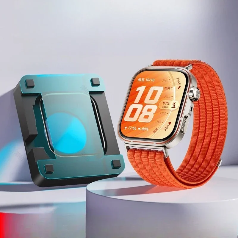 Installierbare Displayschutzfolie für Huawei Watch Fit 5/5 Pro Kratzfeste Schutzfolie Abdeckung Schutzfilm Zubehör – Detail 2