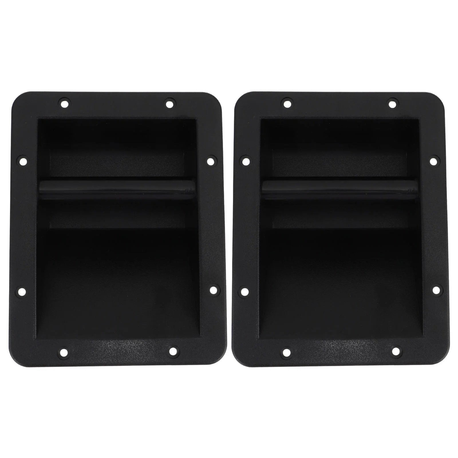 

2 Pcs Speaker Side Handle Accessories Stage Loudspeaker Handles Sound Bar Square Cabinet Recessed Audio Plastic Speakers