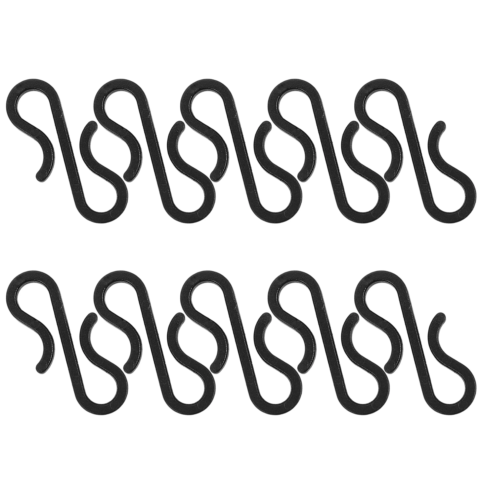 

10Pcs S Curved Hooks for Christmas Decorations Heavy Duty Light Hangers Tool Free Installation Space Saving Design for Trees