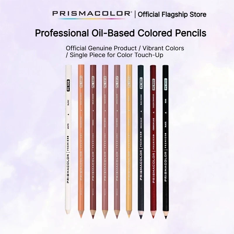 12pcs Prismacolor  Multi-color Pencil With 3.8mm Thick Lead, Suitable For Adult  And Student Hand-drawn Art And Painting.
