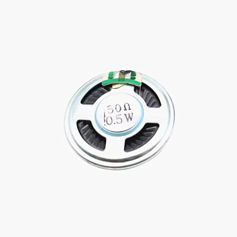 2 szt. Nowy ultracienki mini głośnik 50 omów 0,5 wat 0,5W 50R 50ohm średnica głośnika 40MM 4CM grubość 5MM