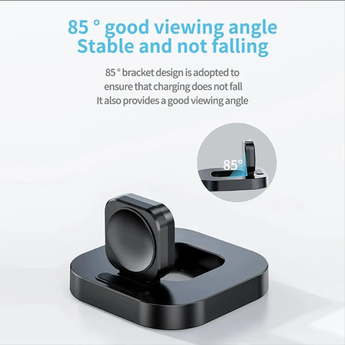 A99X 2 in 1 Portable Wireless Charger for Magnetic Charging Dock Station Type C Charger for Watch Series 9 8 7 6 5 4 B