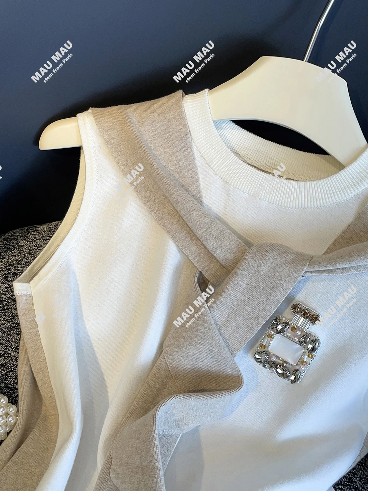 

Высококачественный осенний вязаный жилет с воротником-стойкой для женщин Ele Commute Sle ort Length Китайское производство