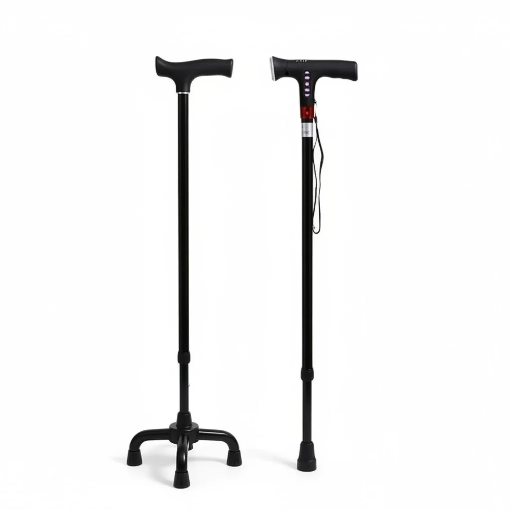 

Folding Walking Aid, Aluminum Alloy Elderly Standing Walker, 74-97cm Height Adjustable, Mobility Assistance Device, Home Use