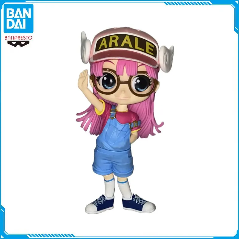 

BANDAI Original Anime Figures Qposket IQ Dr. Slump Kawaii Doll Anime Action Figures Model Desktop Decoration Kids Gift