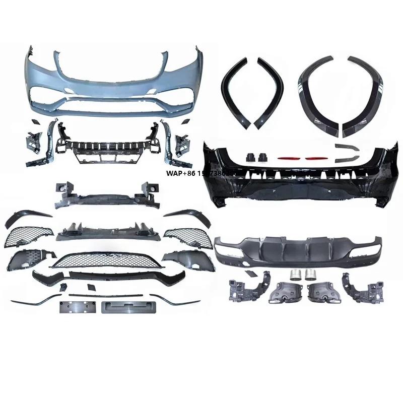 

for GLS X166 Modified GLS63 Surround GLS Modified 4MG Surround Front Bumper Rear Bumper Tail Lip Tail Throat