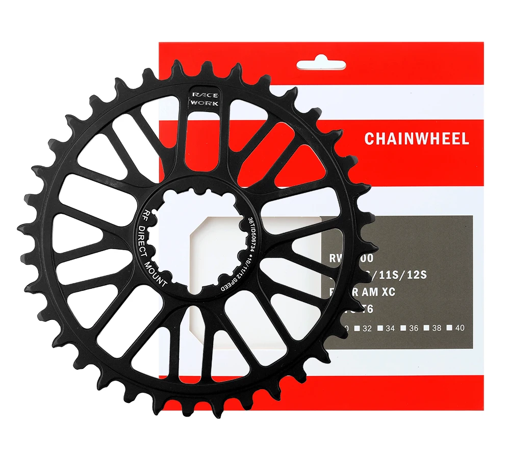 RACEWORK MTB Rennrad Kettenblatt Mountainbike 32T 34T 36T 38T Crown Schmale Breite Kettenblatt 40T 42T 44T 46T 50T 52T Für GXP – Detail 7
