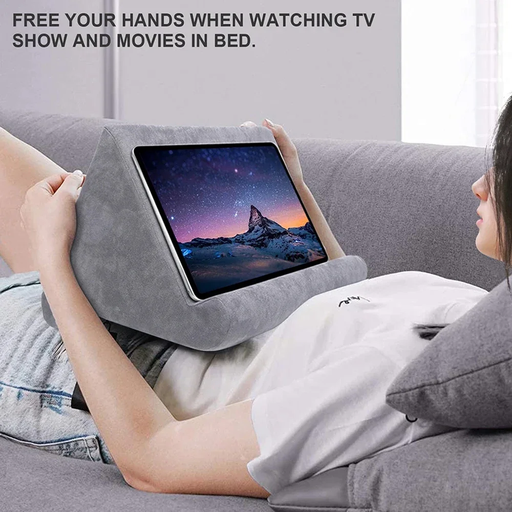

Губчатая подушка, держатель для планшета для iPad, Samsung, Huawei, Xiaomi, держатель для планшета, подушка для поддержки мобильного телефона, многоугольная подставка для чтения