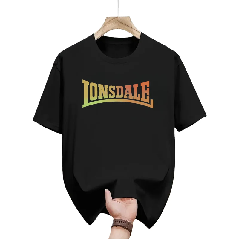 

2026 New Model Men's Fashionable Paris Brand Printed T-shirt, Pure Cotton Round-neck Casual Urban Style, High-quality PremiumY2K