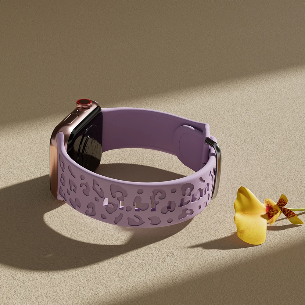 Engraved Strap For Apple Watch Ultra Band 49mm 44mm 40mm 45mm 41mm 46mm 42mm Silicone Bracelet for iWatch 10 se 9 8 7 6 5 3 4