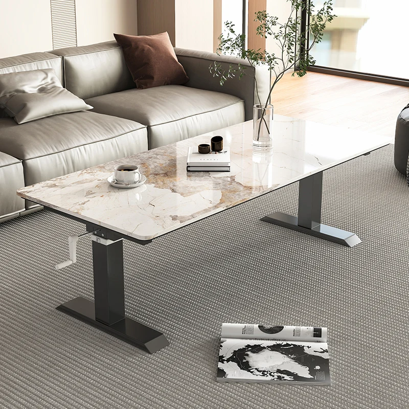 

Standing Adjustable Coffee Table Decoration Luxury Modern Side Table Designer Living Room Mesa Auxiliar Lounge Suite Furniture