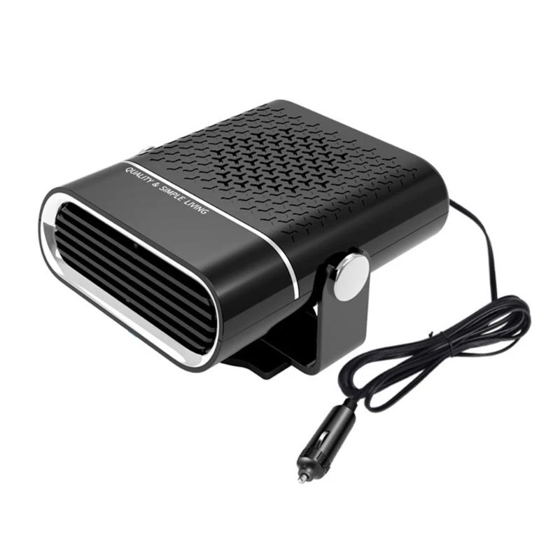 12/24V Car Heater Automatic Cup Hot Air Blower Electric Fan Windshield Defogging Demister Defroster Portable in 1