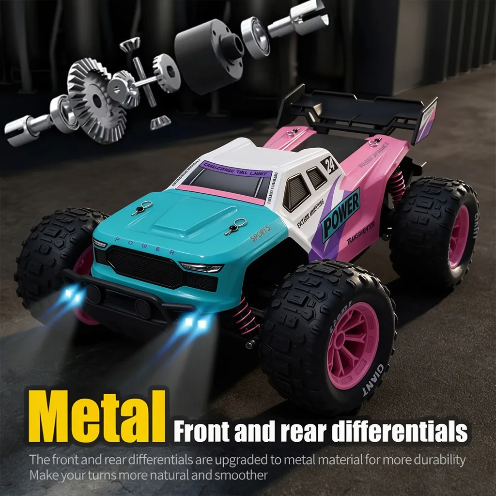 1:16 Super Brushless 48KM RC Car 4WD LED Remote Control Car Monster Truck High Speed Drift Racing 4x4 Off Road Buggy Trucks Toys