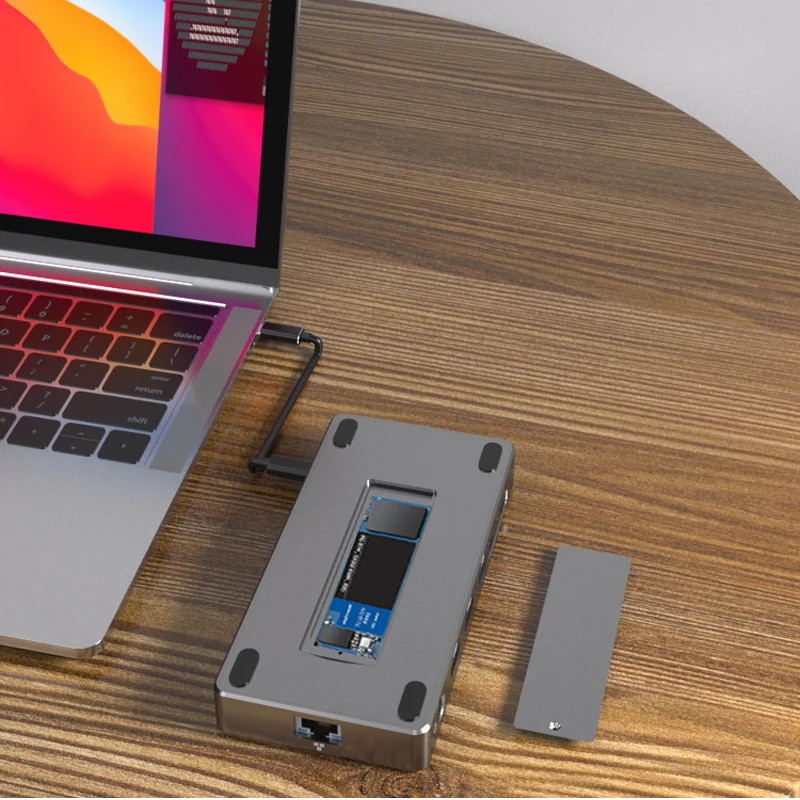 عرض ساخن لعام 2025 محطة إرساء Thunderbolt 4 3 s 8K أو شاشة ثلاثية 4K @ 60 هرتز لنظام التشغيل Thunderbolt 3/4/USB C Windows، Book P