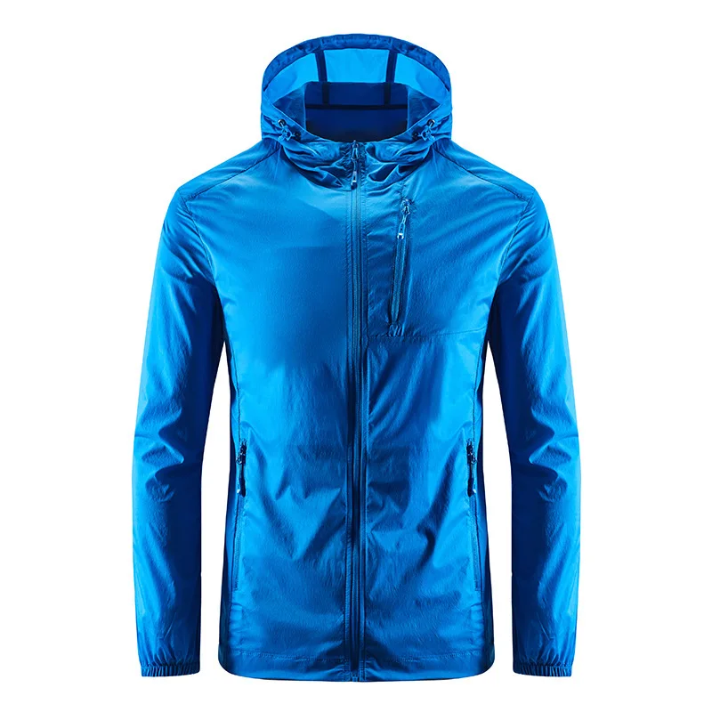 Sunscreen Clothing Ultra-thin And Breathable Summer Men's Fishing Sunscreen Clothing Skin Trench Coat Men's Cardigan Jacket