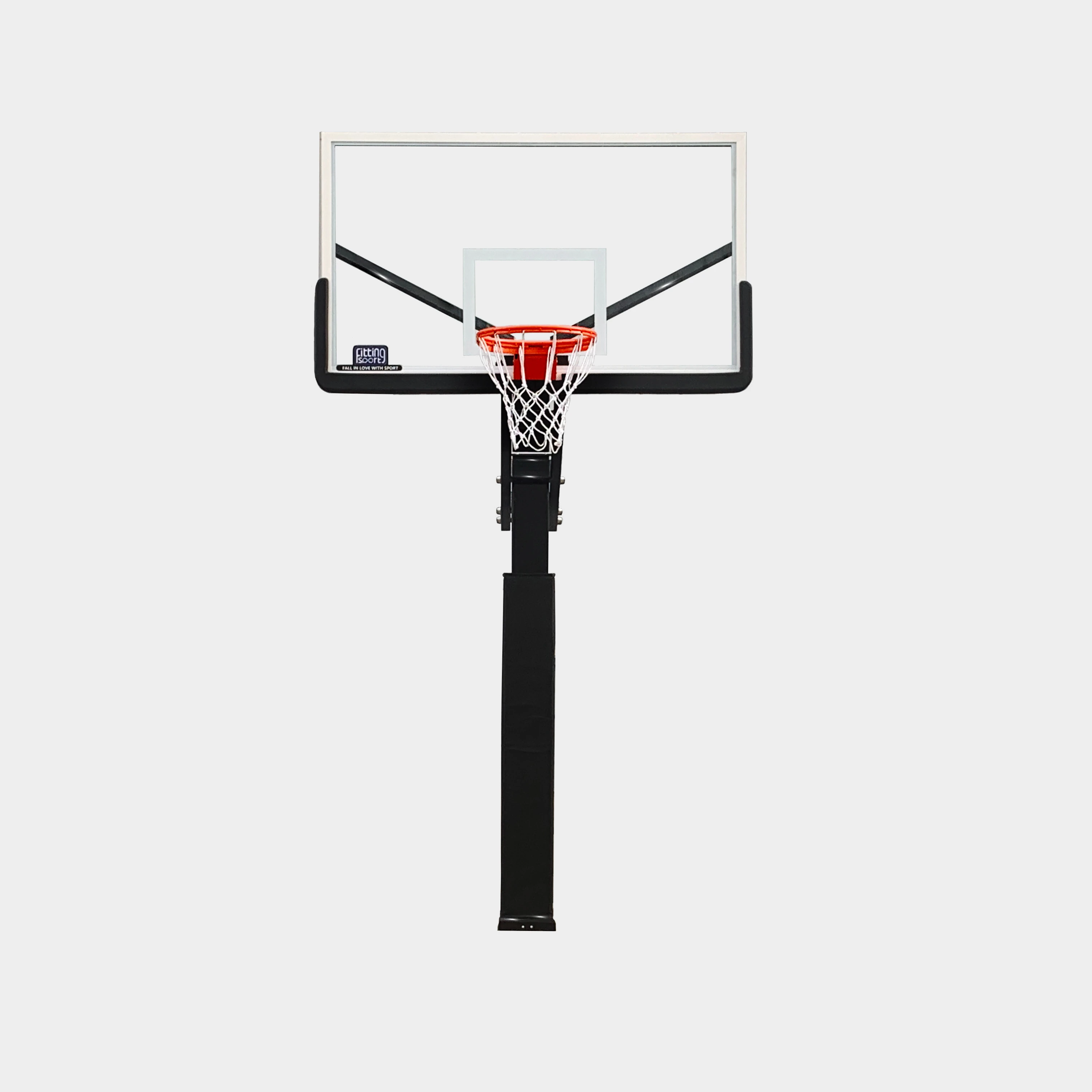 Outdoor Basketball Hoop Powder-coated Steel Pole& Pro-style Look and Rebound Performancepromote sales