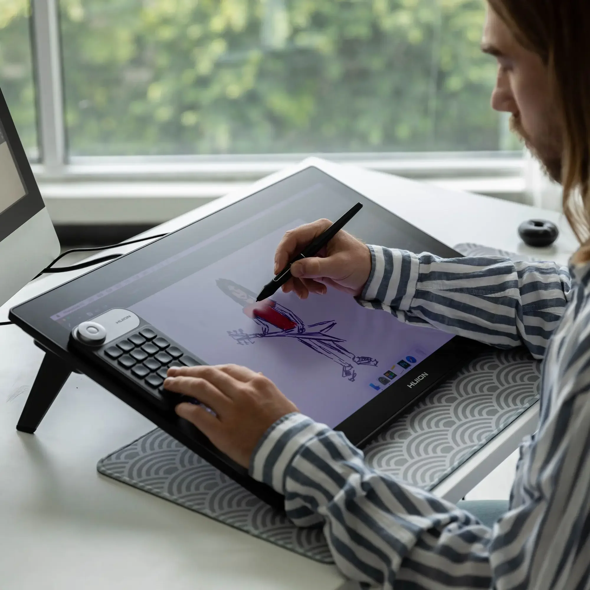 

kamvas pro 24 LCD Pen display digital animate design graphic drawing with 4k high resolution