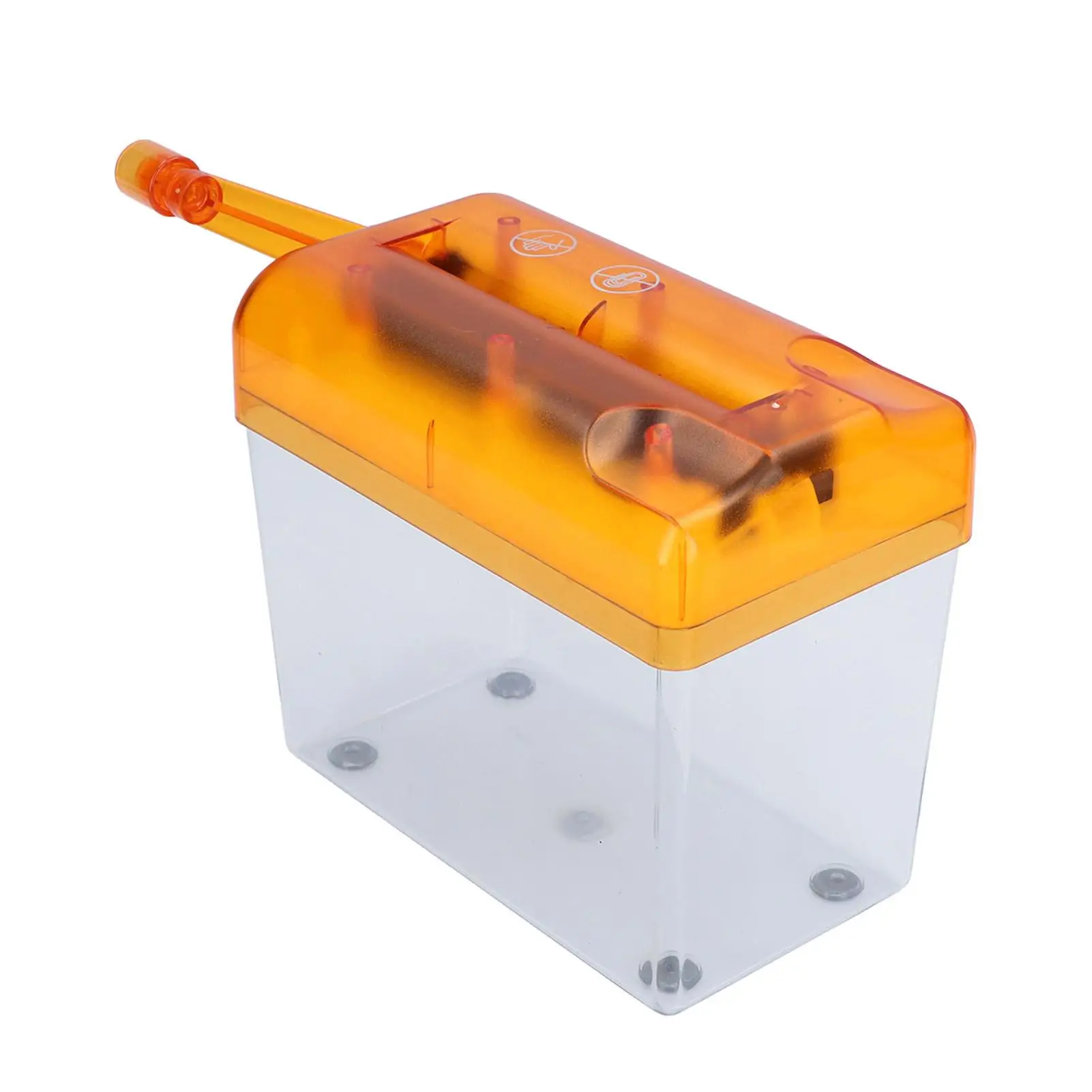 Portable Manual Paper Shredder with Transparent Dust Box - Ideal for office , for home & for school Use