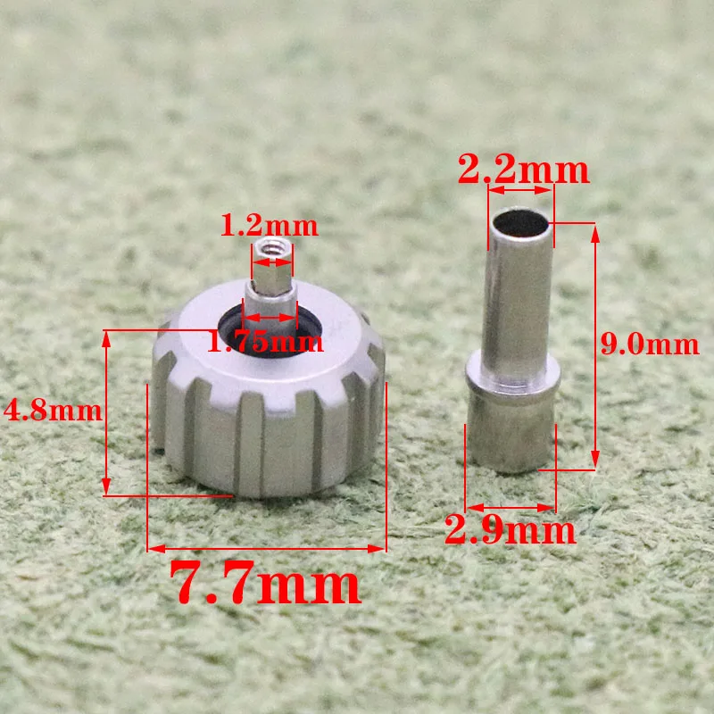 Dla Tag Heuer Aquaracer WAJ111/WAJ2111 łeb śruby wewnętrzna rączka zegarka Crown, akcesoria