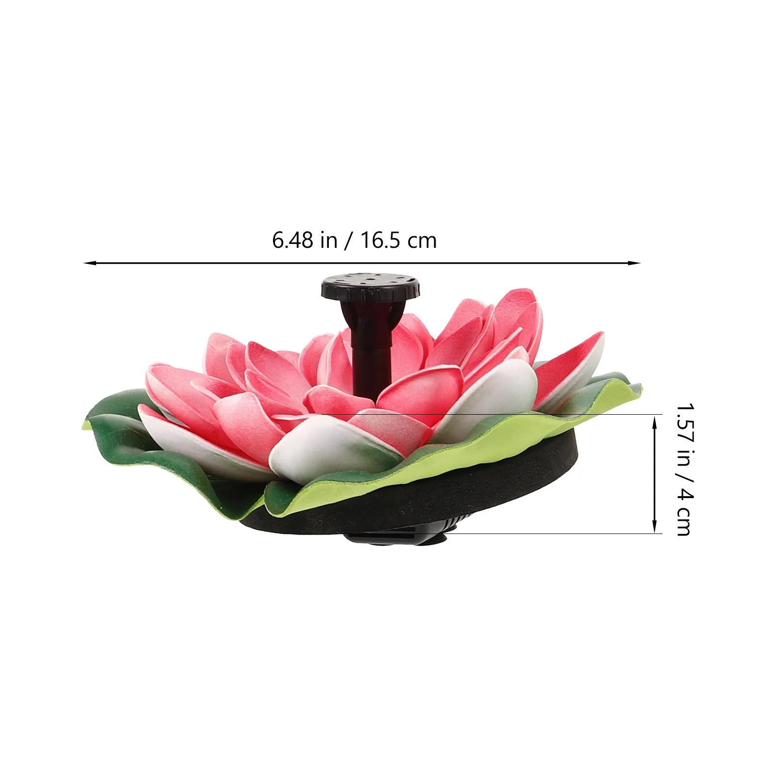 Solar Outdoor Fountain Floating Garden Water Feature Pond for Decor Fishpond Fountains