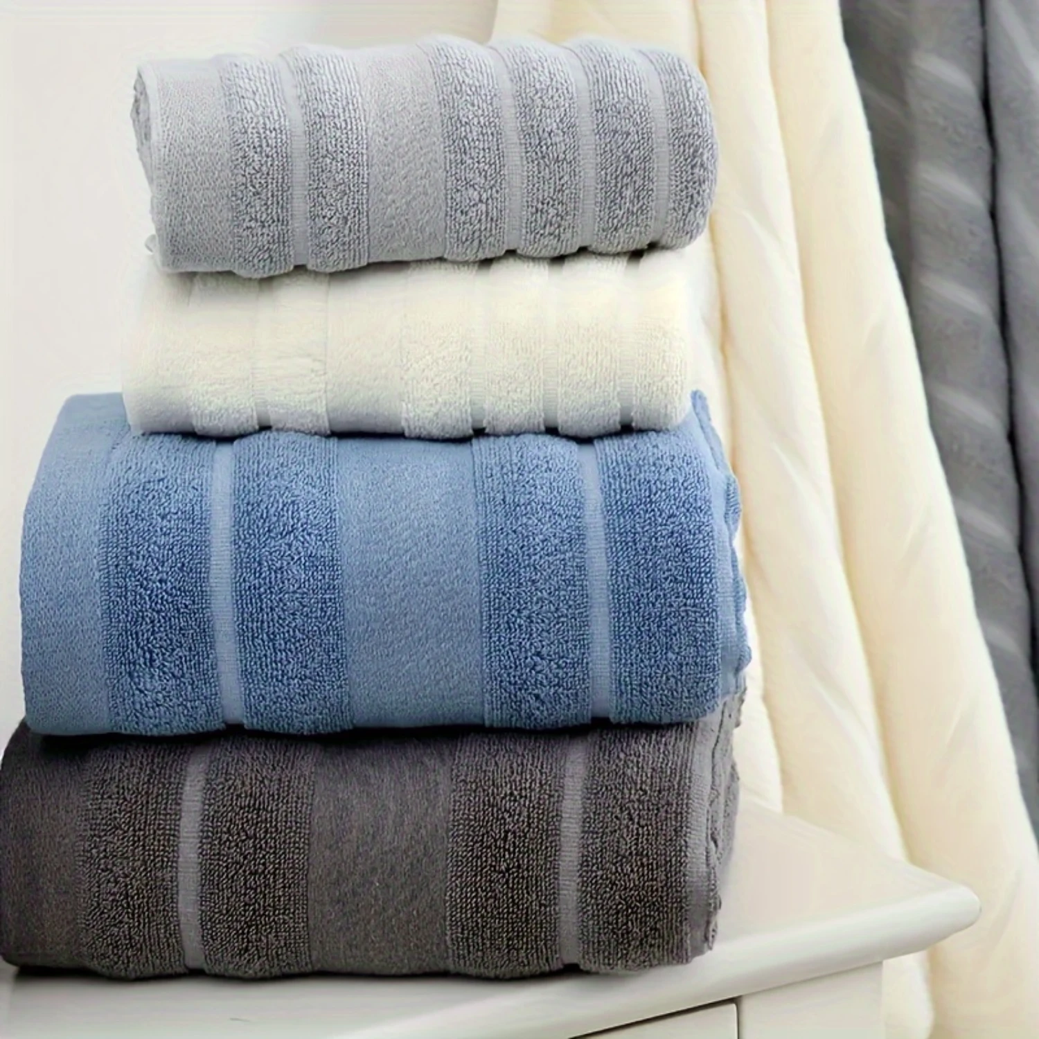 Toalla de baño de algodón de 2 piezas