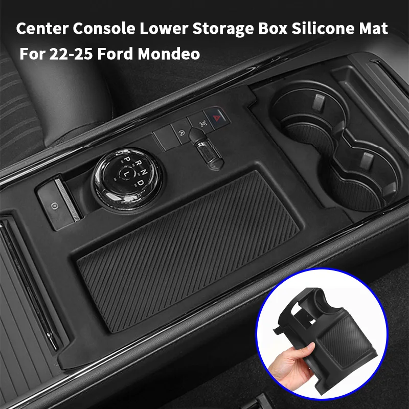 

Silicone Cup Holder Liner for 2022-2025 Ford Mondeo | Anti-Slip Console Insert