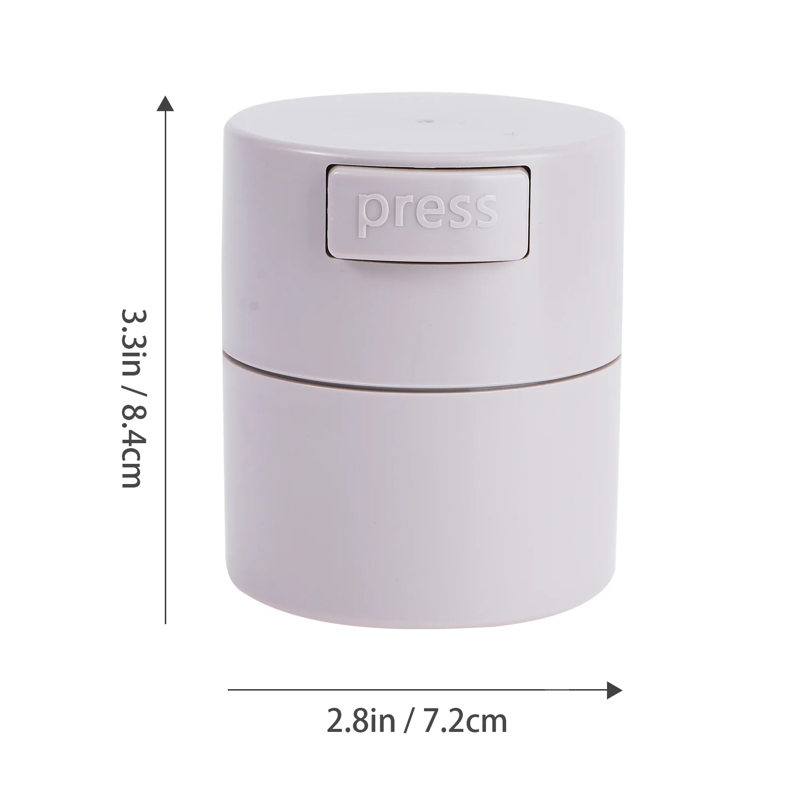 1Pcs Wimpern Kleber Lagerung Jar Langlebig Typ Wimpern Verlängerung Container Große Kapazität Tragbare Make-Up-Tool Grau