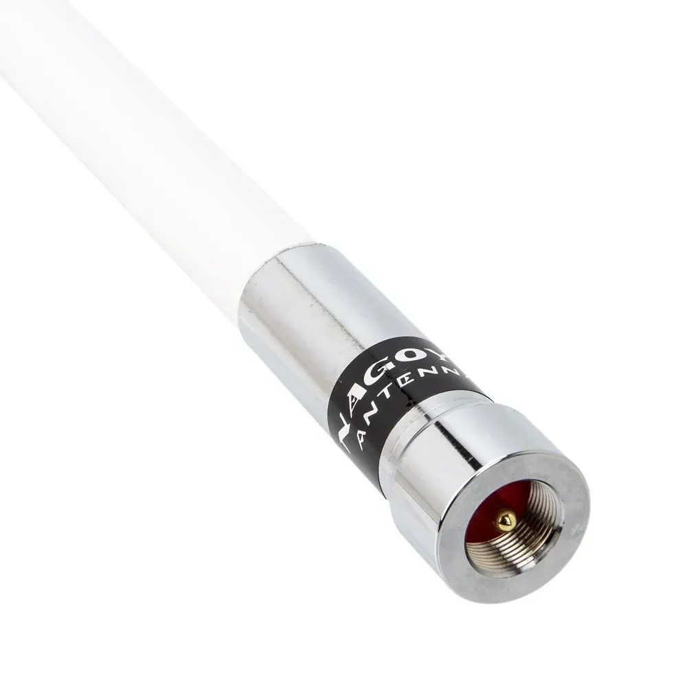 

White/black NL-550 VHF UHF 144mhz /430mhz Dual Band 200W 3.0dBi High Gain Fiberglass Antenna for Mobile Radio Car Two Way