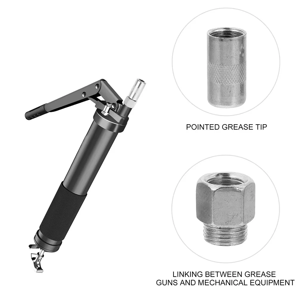 High Pressure Couplers Grease Tip Replacement For High-Pressure Applications Reinforced Carbon Steel Rust-Resistant Material