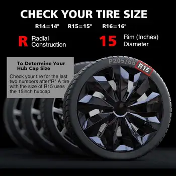 12 best sales 15 inch hubcap - №11