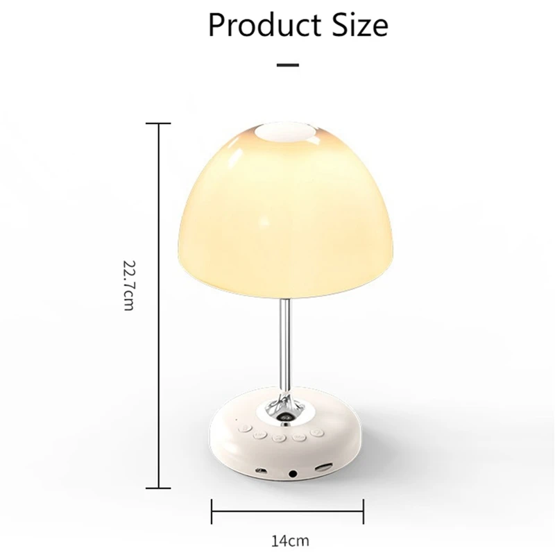 Night Light Bluetooth Speaker, Bluetooth 5.0 Audio 6 Color Light Sound LED Sound Desk Lamp Speaker