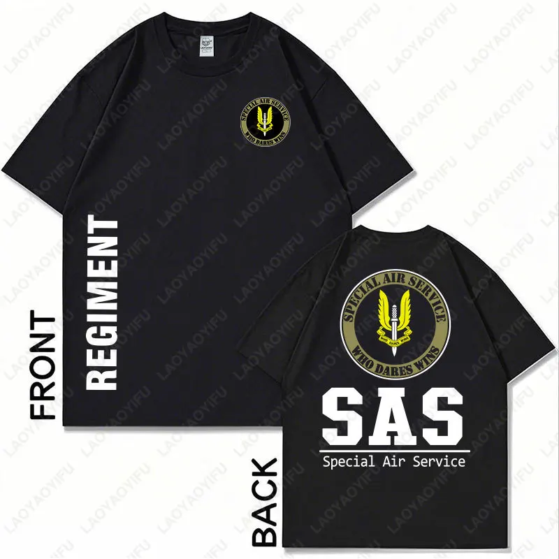 Military SAS Sniper Men Tshirt Sniper Shirt Army T-Shirt for Man Special Military Operations Short Sleeve Casual Male cotton Tee