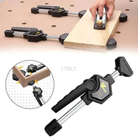 Workbench Quick Desktop Clamp Woodworking Assisted Quick Clamp Adjustable Right Angle Frame DIY Fixing Tools Quick Release Clip