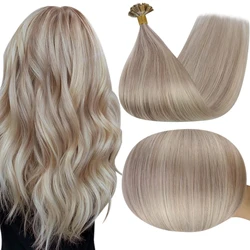 【Hot Sale】Full Shine Remy Keratin Brazilian Human Hair Extensions Balayage And Piano Color U Tip Hair Extensions