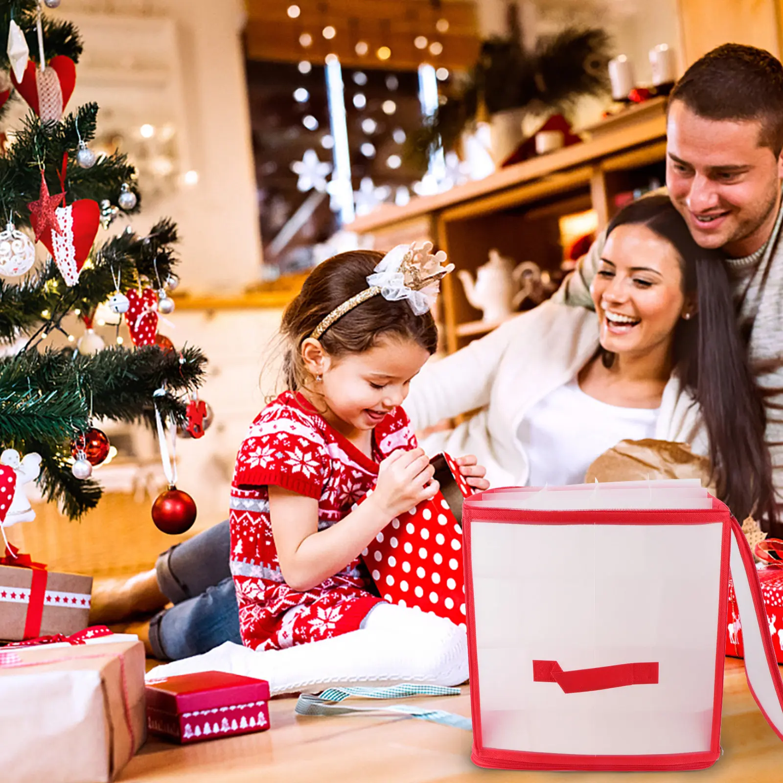 1Pcs Elegant Christmas Storage - Lighting Tree Decor review and price